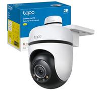 Tapo TC41 Telecamera di sicurezza per esterni Pan/Tilt 2K, telecamera WiFi, rilevamento intelligente del movimento a 360°, visione notturna a colori, senza canone mensile, conversazione bidirezionale