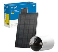 Tapo TC82 KIT - Telecamera di sicurezza solare da 2K 3 MP per esterni, senza manutenzione, visione notturna a colori, telecamera esterna senza canone mensile, rilevamento intelligente delle persone