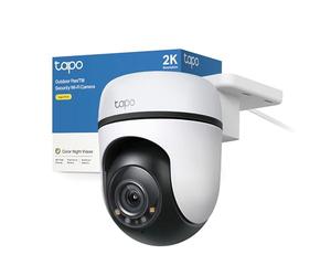 Tapo Telecamera Wi-Fi Esterno Visione Notturna a Colori, 2K 3MP Telecamera WiFi 360° IP65, Videocamera Sorveglianza Esterno, Rilevamenti Smart AI, Tracciamento Intelligente, Alexa, 2.4GHz, C51A