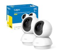 Tapo TP-Link C200P2 Telecamera Wi-Fi Interno, Videocamera Sorveglianza 1080P, Visione Notturna, Audio Bidirezionale, Notifiche in Tempo Reale del Sensore di Movimento, Contiene 2 C200