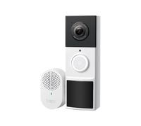 Tapo Videocamera per campanello ultra trasparente da 2K 3MP, visione notturna a colori, rilevamento AI gratuito, campanello audio bidirezionale, IP65 resistente alle intemperie, FOV diagonale ultra