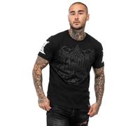 Tapout Maglietta 'Ace Of Spades' grigio scuro / nero / bianco, Taglia XL