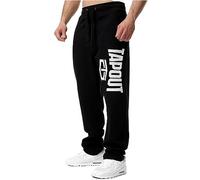 Tapout Active Basic Jogger Jogging, Nero/Bianco, M Uomo, 940004