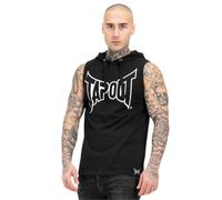 Tapout Alameda Hood T-Shirt, Nero/Bianco, L Uomo
