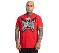 Tapout Creston T-Shirt, Rosso/Nero/Argento, S Uomo