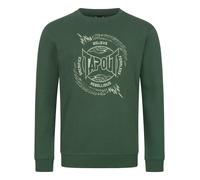 Tapout Felpa 'Spirit' verde / bianco Uomo Tapout L verde / bianco