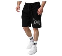 Tapout Lifestyle Basic Shorts Pantaloncini, Nero/Bianco, S Uomo