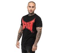 Tapout Logo Tee T-Shirt, Nero, L Uomo