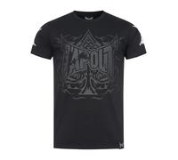 Tapout Maglietta 'Ace Of Spades' grigio scuro / nero / bianco, Taglia XL