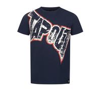 Tapout Maglietta 'Bernardino' navy / rosso sangue / bianco Uomo Tapout XL