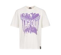 Tapout tè CF T-Shirt, Bianco/Lilla, XL Uomo