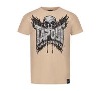 Tapout Maglietta 'CRESTON' sabbia / grigio chiaro / nero Uomo Tapout M sabbia / grigio chiaro / nero
