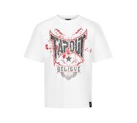 Tapout Doylen T-Shirt, Bianco/Rosso/Nero, S Uomo