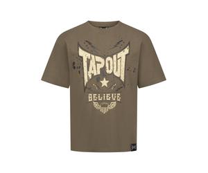 Tapout Maglietta 'Doylen' sabbia / terra d'ombra / nero Donna - Abbigliamento - Taglie comode - Maglie e top - Maglie e T-shirt Tapout S