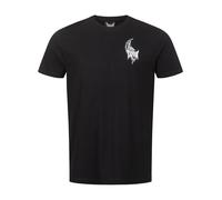 Tapout Maschera da tè T-Shirt, Nero/Bianco, L Uomo