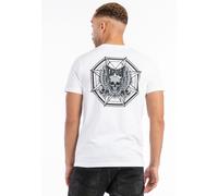 Tapout Maglietta 'OCTAGON' grigio / nero / bianco, Taglia L
