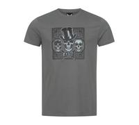 Tapout Maglietta ' SKULL' grigio / bianco Uomo Tapout XXL grigio / bianco