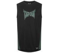 Tapout Training Tank T-Shirt, Nero/Verde, S Uomo