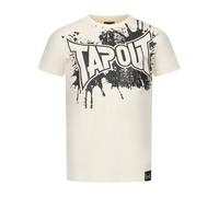 Tapout Maglietta 'Splashed' crema / nero Uomo Tapout XXL crema / nero