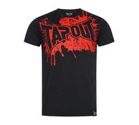 Tapout Splashed T-Shirt, Nero, M Uomo