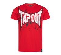 Tapout Maglietta ' SPLASHING ' rosso / bianco, Taglia XXL