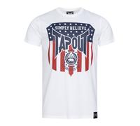 Tapout Tapericano Short Sleeve T-shirt Bianco S Uomo