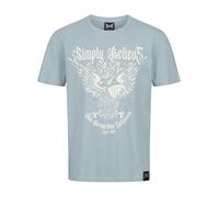 Tapout Maglietta 'Throper' blu chiaro / bianco Uomo Tapout XL