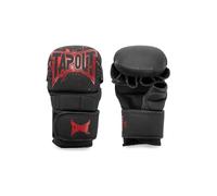 Tapout Unisex - Rancho MMA Sparring Guanti da adulto, nero/rosso, S/M EU