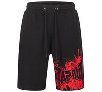 Tapout Pantaloni 'Blashed' rosso / nero Uomo Tapout 33 rosso / nero