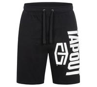 Tapout Pantaloni sportivi nero / bianco, Taglia S