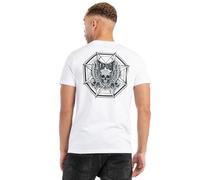 Tapout Maglietta 'OCTAGON' grigio / nero / bianco, Taglia L