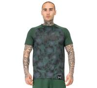 Tapout Training Graphic Tee T-Shirt, Verde/Nero, M Uomo