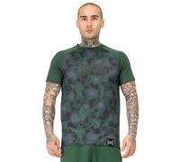 Tapout Training Graphic Tee T-Shirt, Verde/Nero, M Uomo
