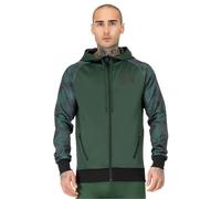 Tapout Training Hoodie Felpa con Cappuccio, Verde/Nero, S Uomo