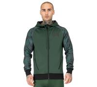 Tapout Training Hoodie Felpa con Cappuccio, Verde/Nero, XL Uomo