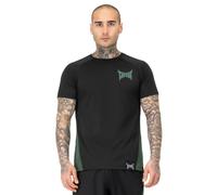 Tapout T-shirt Training manica corta Nero/Verde XXL Uomo