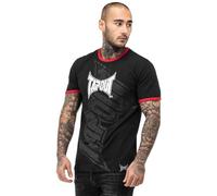 Tapout Trashed T-Shirt, Nero/Rosso/Bianco, XL Uomo