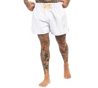 Tapout Zorrey Pantaloni da Boxe, Bianco/Oro, 3XL Uomo
