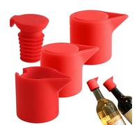 Tappa champagne a prova di perdite - tappo del vino | 3 pezzi Saver di vino in silicone per cucina Picnics Outdoor Restauranti Wedding Planners Eventuali 5x3,8 cm