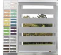 Tapparella a rullo 70 x 240 cm Tutte le Parti di Montaggio Incluse, Tenda per Camera Da Letto e Soggiorno Montaggio con e senza Fori, per Finestra o Porta, Grigio Chiaro