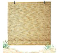 Tapparella Avvolgibile in Bamboo a rullo Con Sollevatore Tenda di Canne di Bambu per Esterno Tenda Bambù Oscurante Tenda A Lamella Naturale 40 60 80 100 120 140 160 180cm Tapparelle A Rullo Romane