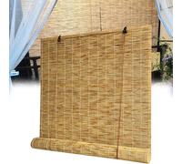 Tapparella Bamboo Da Esterno,Retrò Tende Di Canna Privacy Tenda a Rullo per Interni/Esterni Anti-UV,Cortina per Balcone Gazebo Giardino Finestra