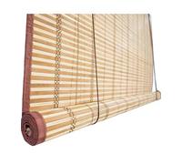 Tapparella con carrucola bamboo canniccio ombra bordo cotone VARI MISURE/MODELLI