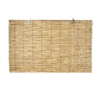 Tapparella in arelle bamboo con carrucola 150x300cm legata in nylon ombreggiante