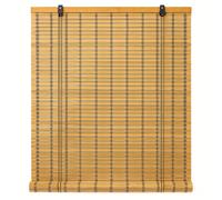 Tapparella in Bambù Avvolgibile Legno 3 misure Tenda Oscurante Carrucola a rullo