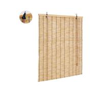 TAPPARELLA TENDA ARELLA AVVOLGIBILE IN LISTELLI DI BAMBù NATURALE 80 X 160 CM