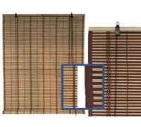 TAPPARELLE MIDOLLINO TENDA IN BAMBOO FOLK con carrucola in acciaio