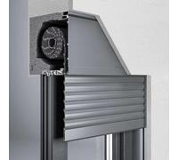 Tapparelle sovrapposte, Exclusive, bianco traffico simile a RAL 9016, 80x80 cm o su misura, configura individualmente