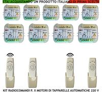 TAPPARELLE TELECOMANDO 9 CENTRALI RADIO FILO 2 RADIOC 3 CANALI 2 RADIOC 6 CANALI
