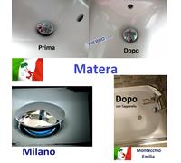 Tapparello bidet lavabo bagno tappo scarico salterello piletta click clack BONOM